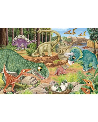 Slagalica Schmidt od 3 x 24 dijela - Zabava s dinosaurima - 3
